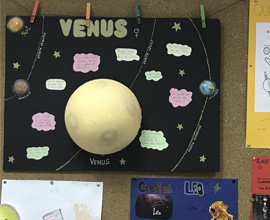 Los alumnos de 5 años estudian el Universo 1