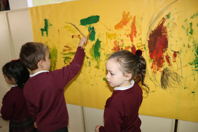 Van Gogh y su hermano Teo visitan a los alumnos de Infantil 5