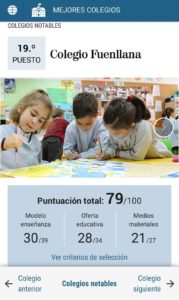 Fuenllana entre los mejores colegios de España según el ranking de `El Mundo´ 3